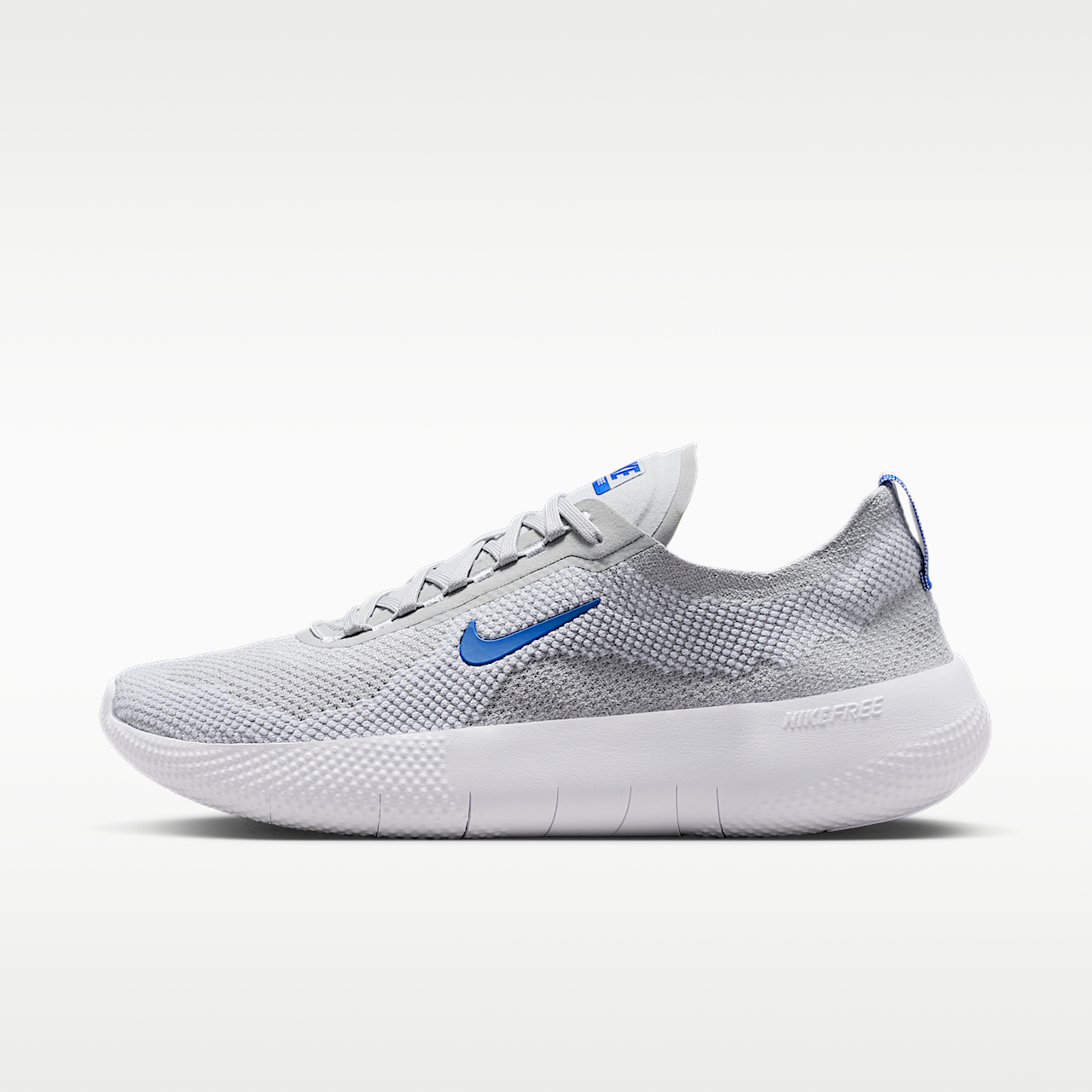 Nike Free sneaker Grey Fog/Pure Platinum/Crystal Blue