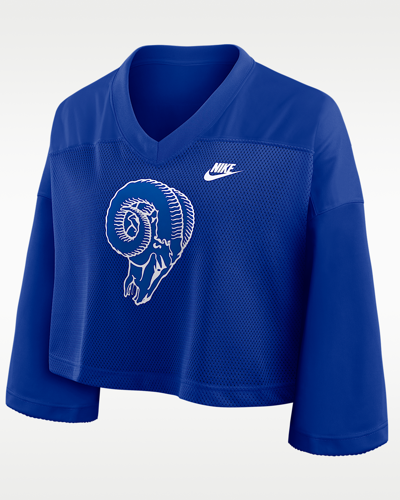 Женские джерси Los Angeles Rams Rewind Fashion Nike Dri-FIT NFL Cropped Jersey