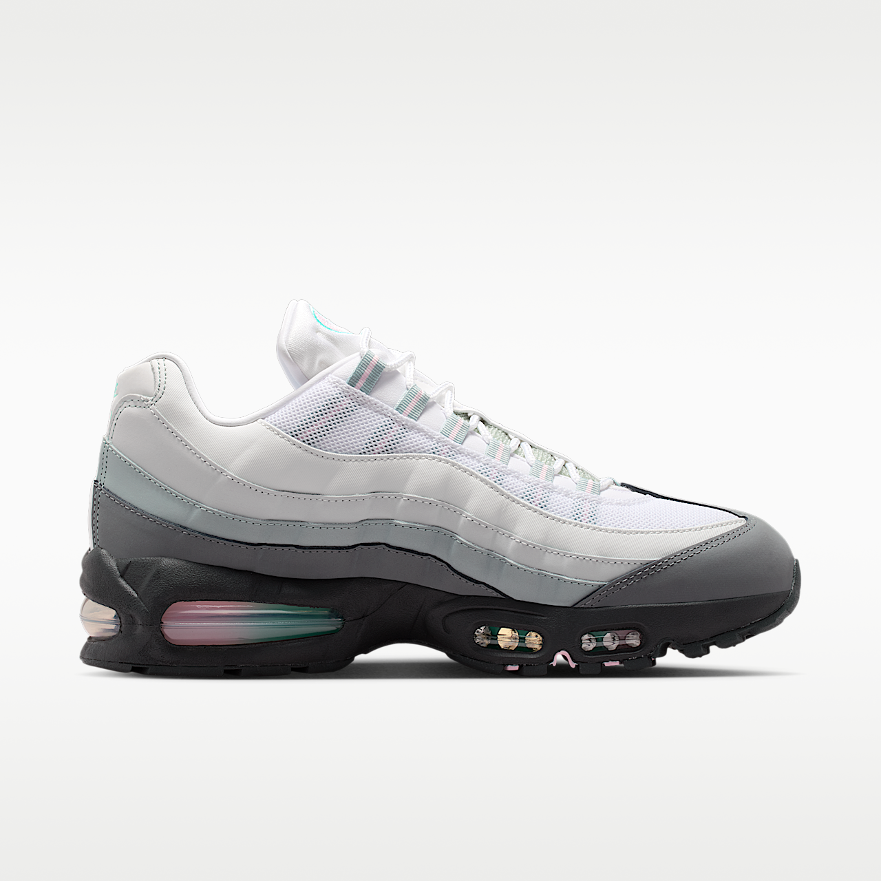 Nike Air Max sneaker Anthracite/Hyper Turquoise/Wit/Pink Foam