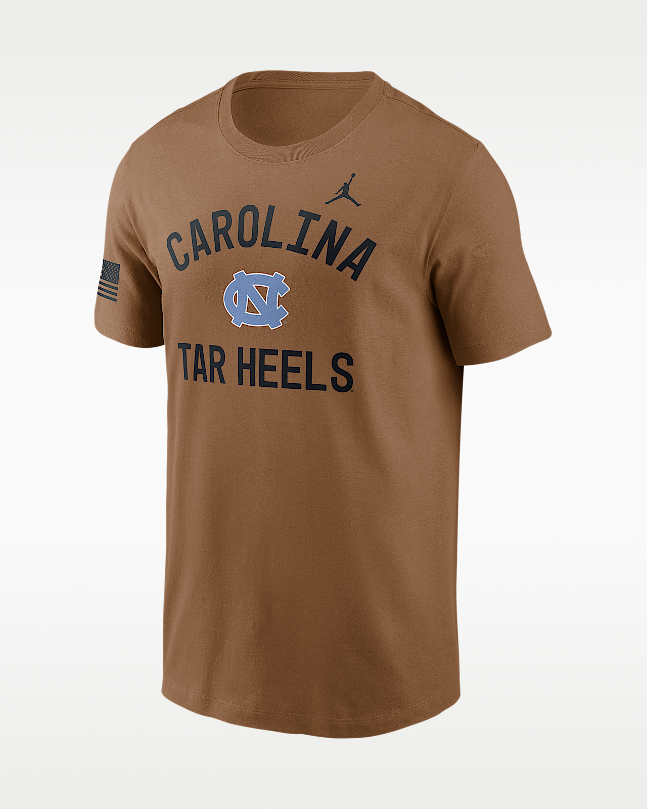 Мужская футболка North Carolina Courtside Jordan Brand Dri-FIT College