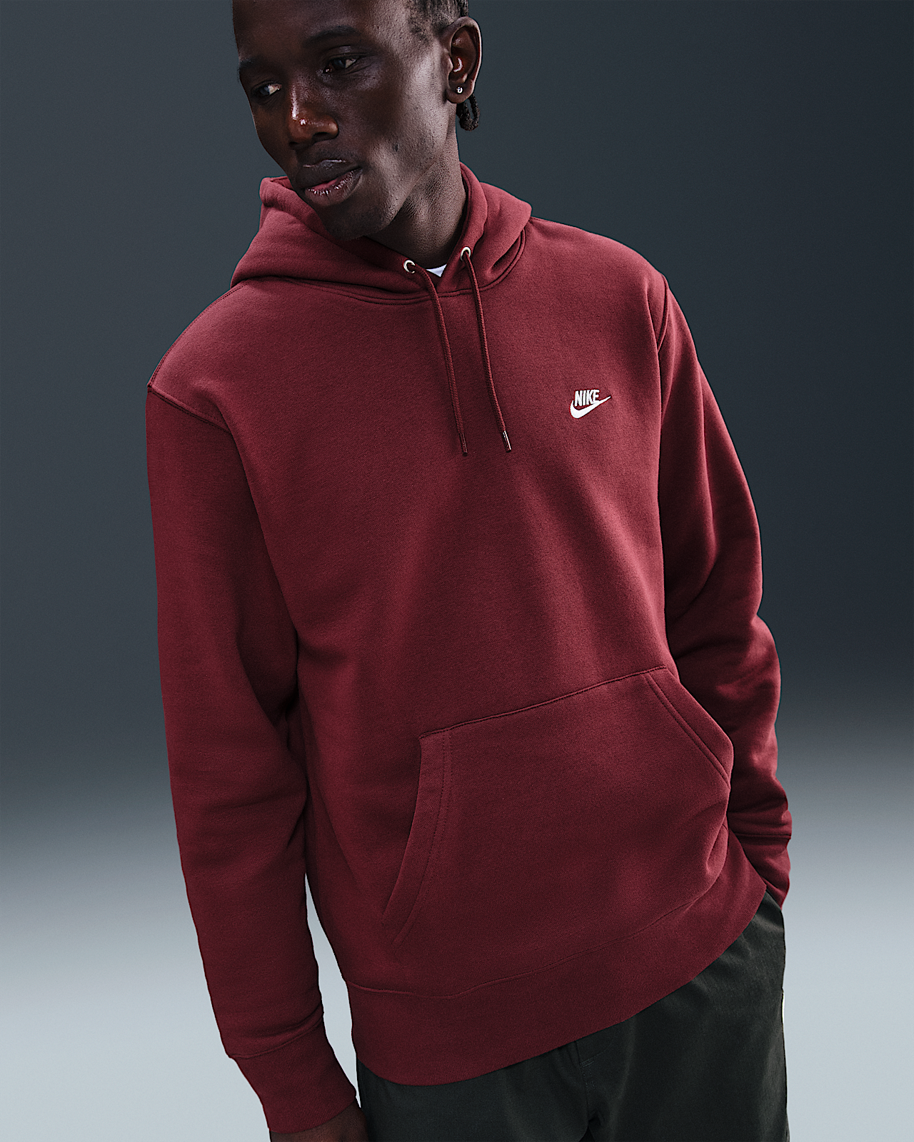 Мужское худи Nike Club Pullover Fleece Hoodie
