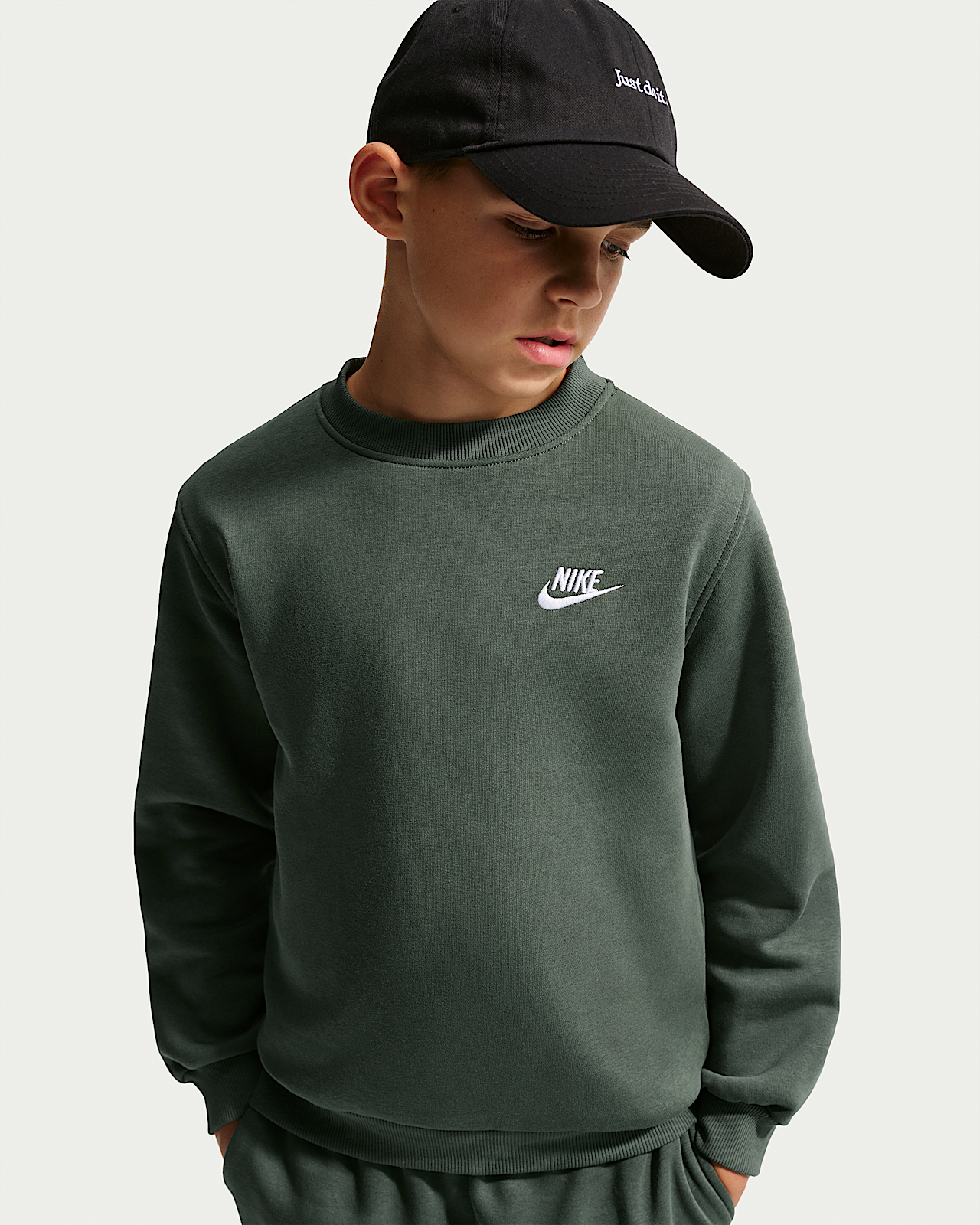 Детский свитшот Nike Sportswear Club Fleece Big Kids'