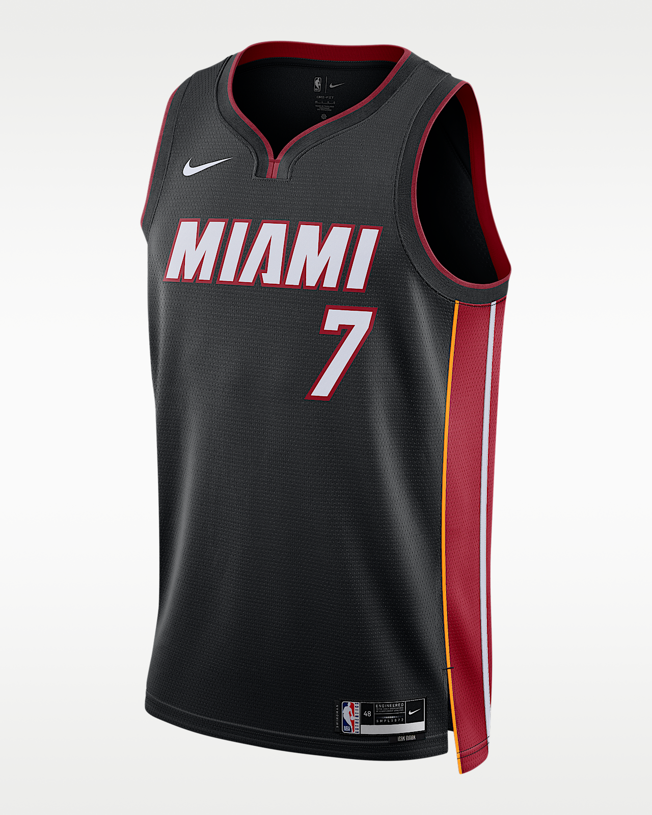 Мужские джерси Giannis Antetokounmpo Miami Heat Icon Edition Nike Brand Dri-FIT NBA Swingman Jersey