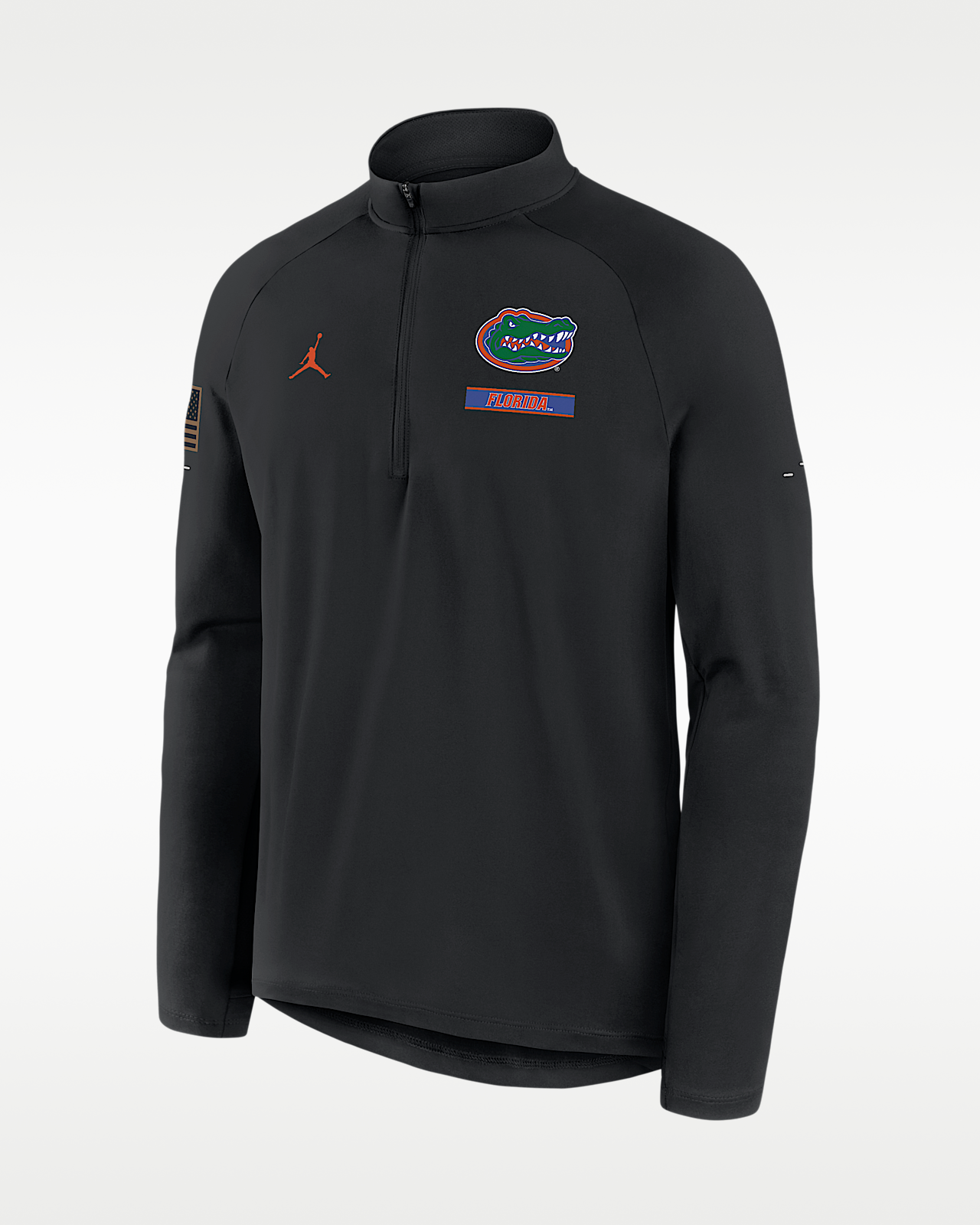 Мужские  Florida 2026 Military Appreciation Stride Jordan Brand Dri-FIT College 1/2-Zip Long-Sleeve Top