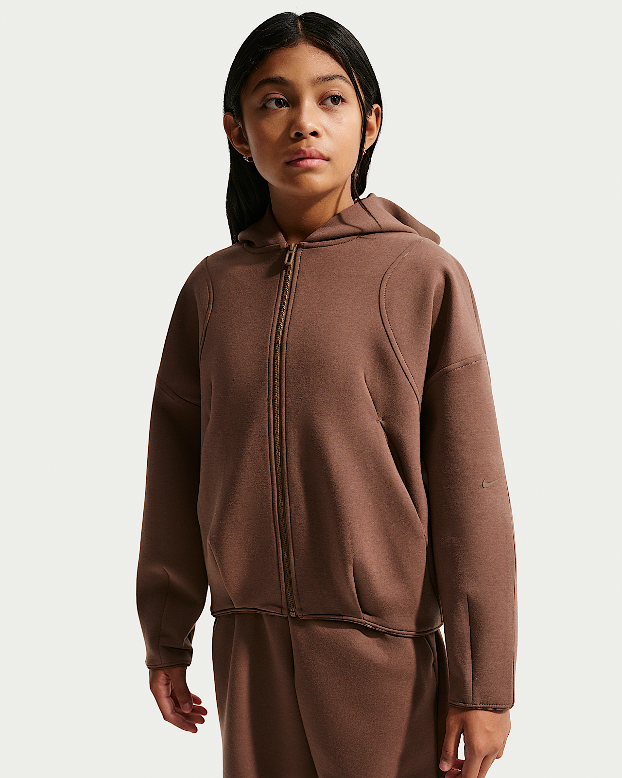 Детское худи Nike MAVN Girls' Therma-FIT Knit Full-Zip Hoodie