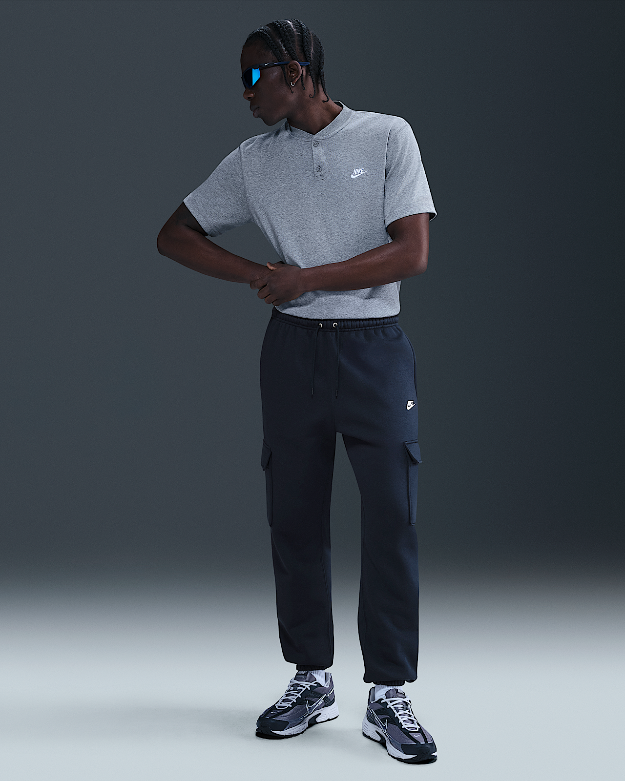 Мужские  Nike Club Fleece Cargo Pants