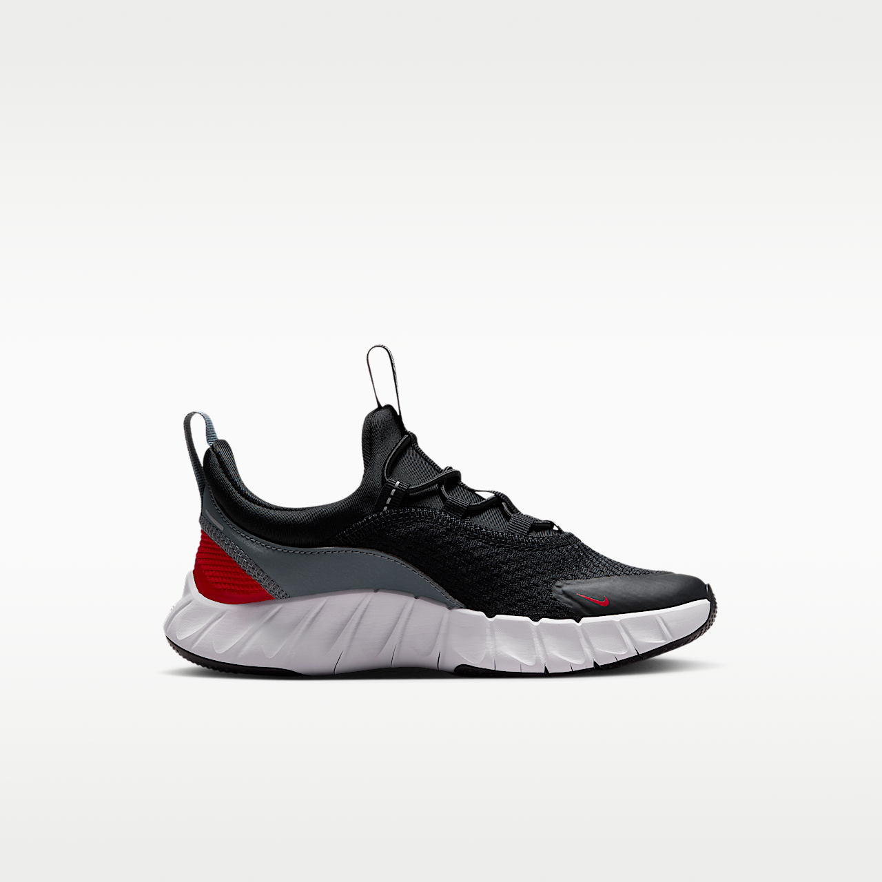 Nike Free sneaker Zwart/Cool Grey/University Red/Wit