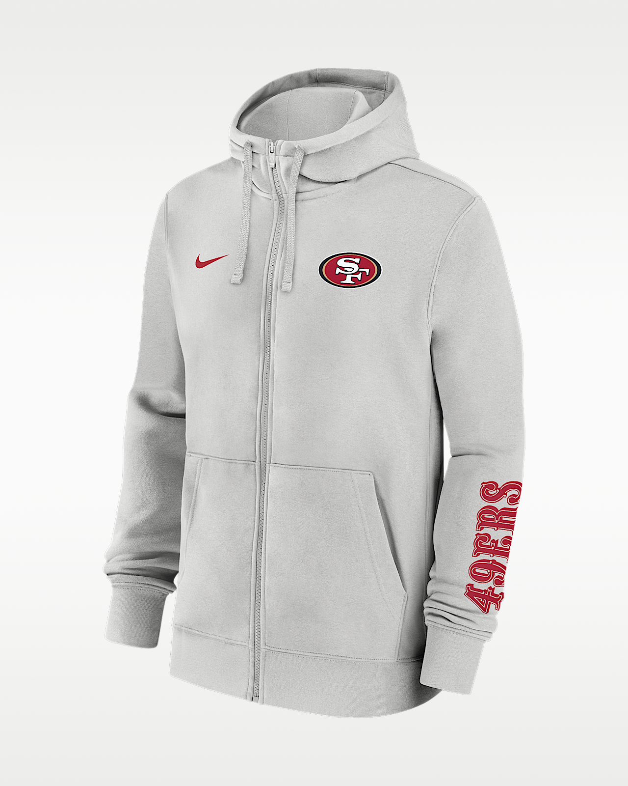 Мужское худи San Francisco 49ers Club Nike NFL Full-Zip Hoodie