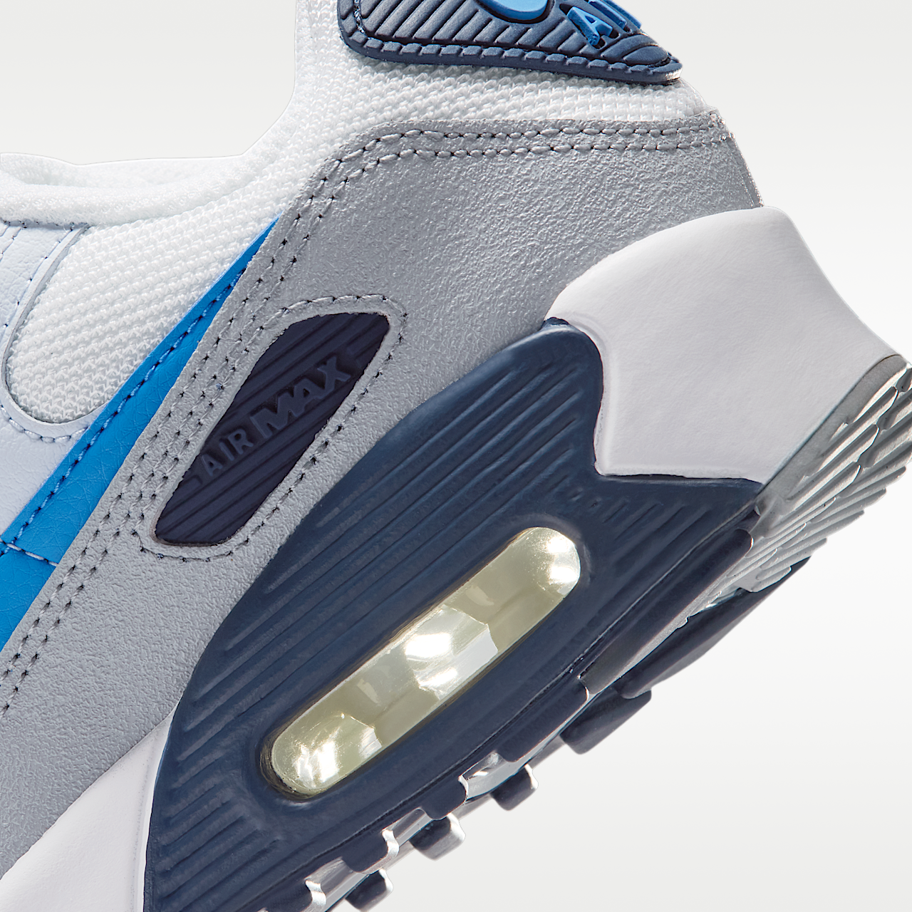 Nike Air Max sneaker Wit/Midnight Navy/Football Grey/Blue Crystal