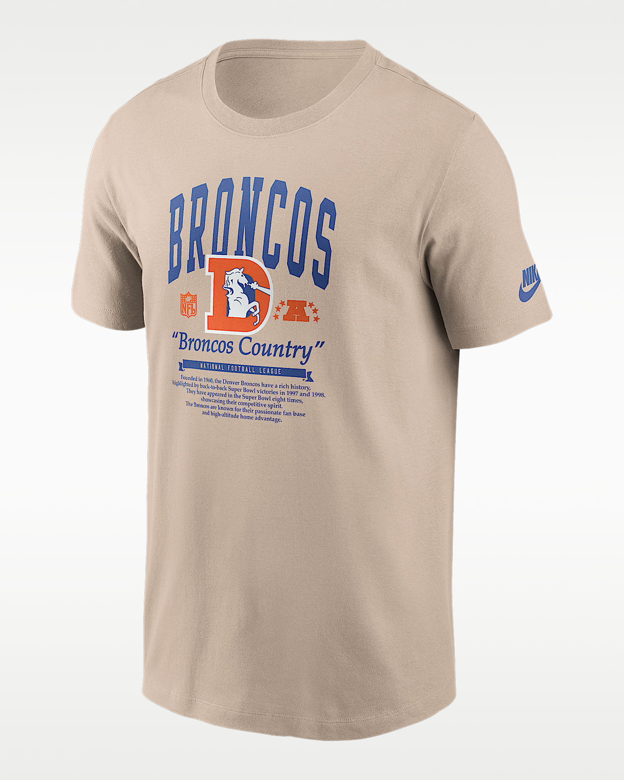Мужская футболка Denver Broncos Rewind Nike NFL
