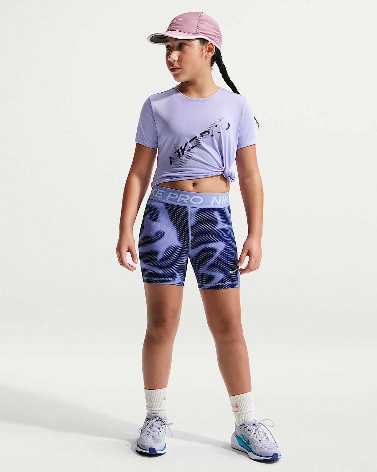 Детские шорты Nike Pro Big Kids' (Girls') 3" Dri-FIT Shorts