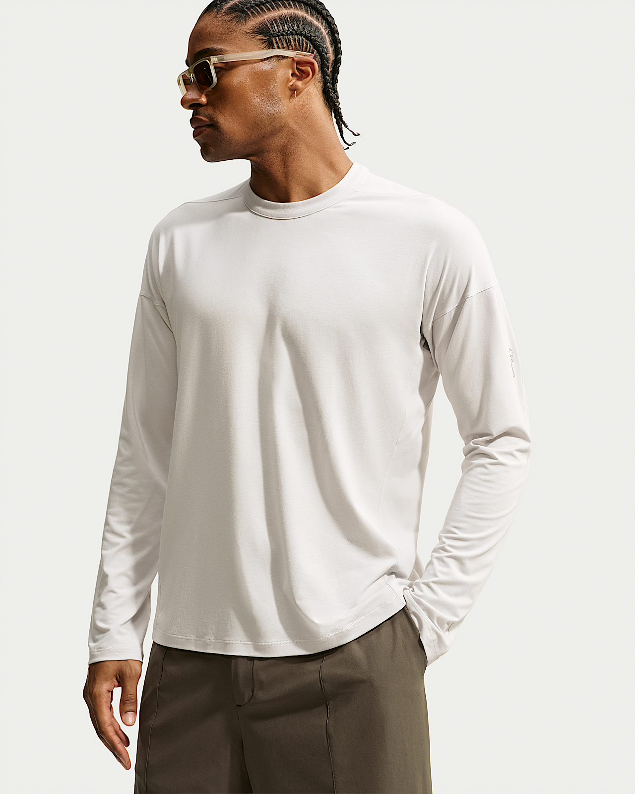 Мужские  Nike 24.7 ImpossiblySoft Light Dri-FIT Long-Sleeve Top