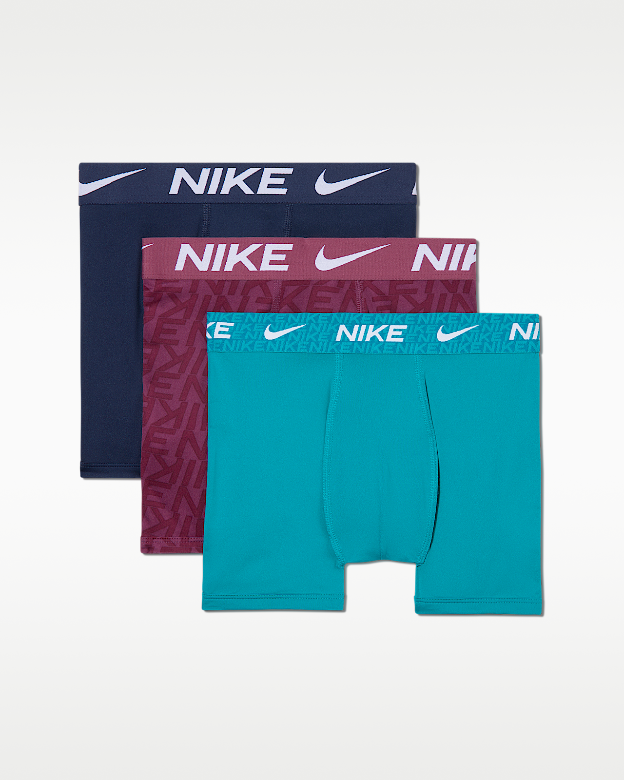 Детские  Nike Kids' Metallic Waistband Boxer Briefs ( 3-Pack)