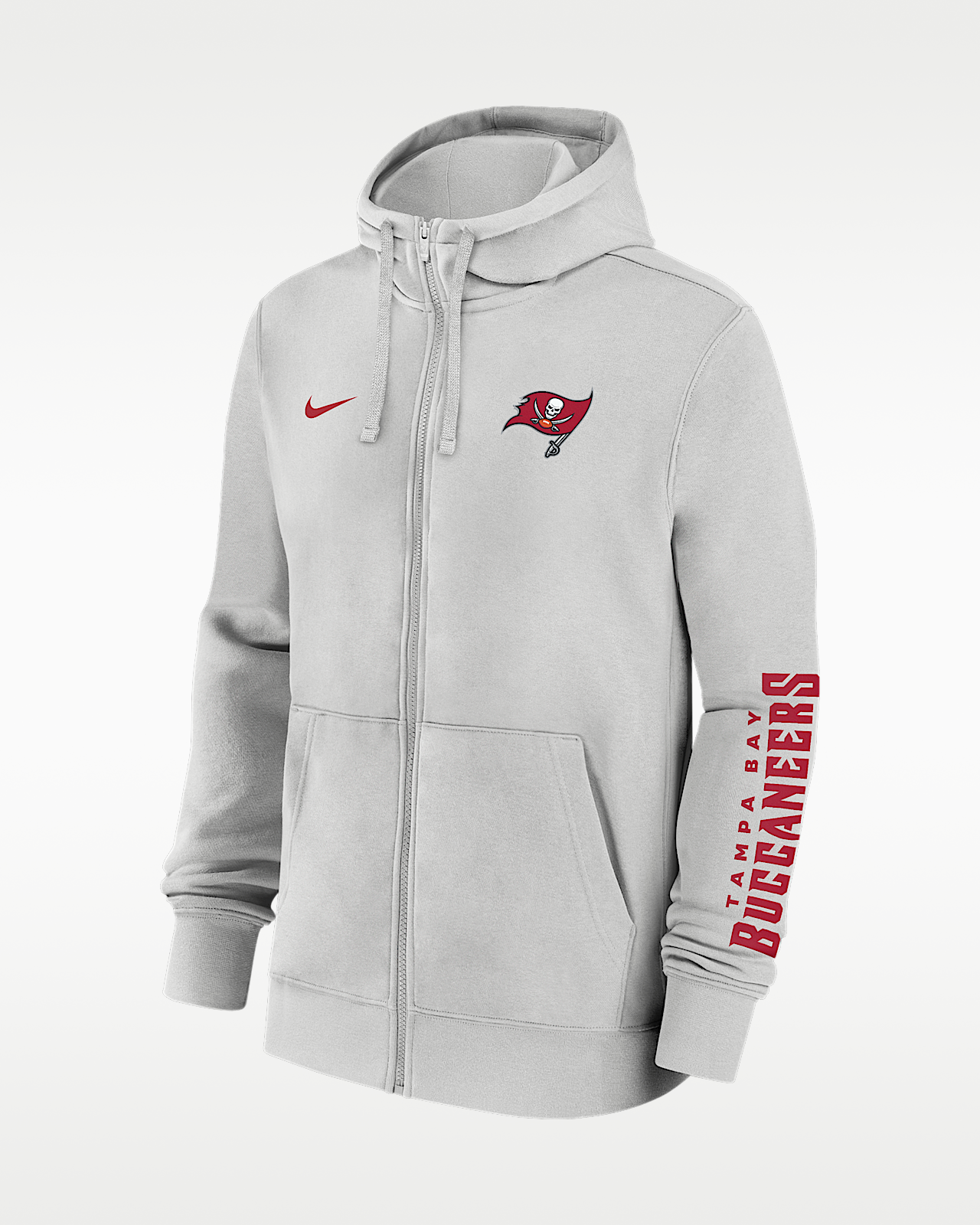 Мужское худи Tampa Bay Buccaneers Club Nike NFL Full-Zip Hoodie