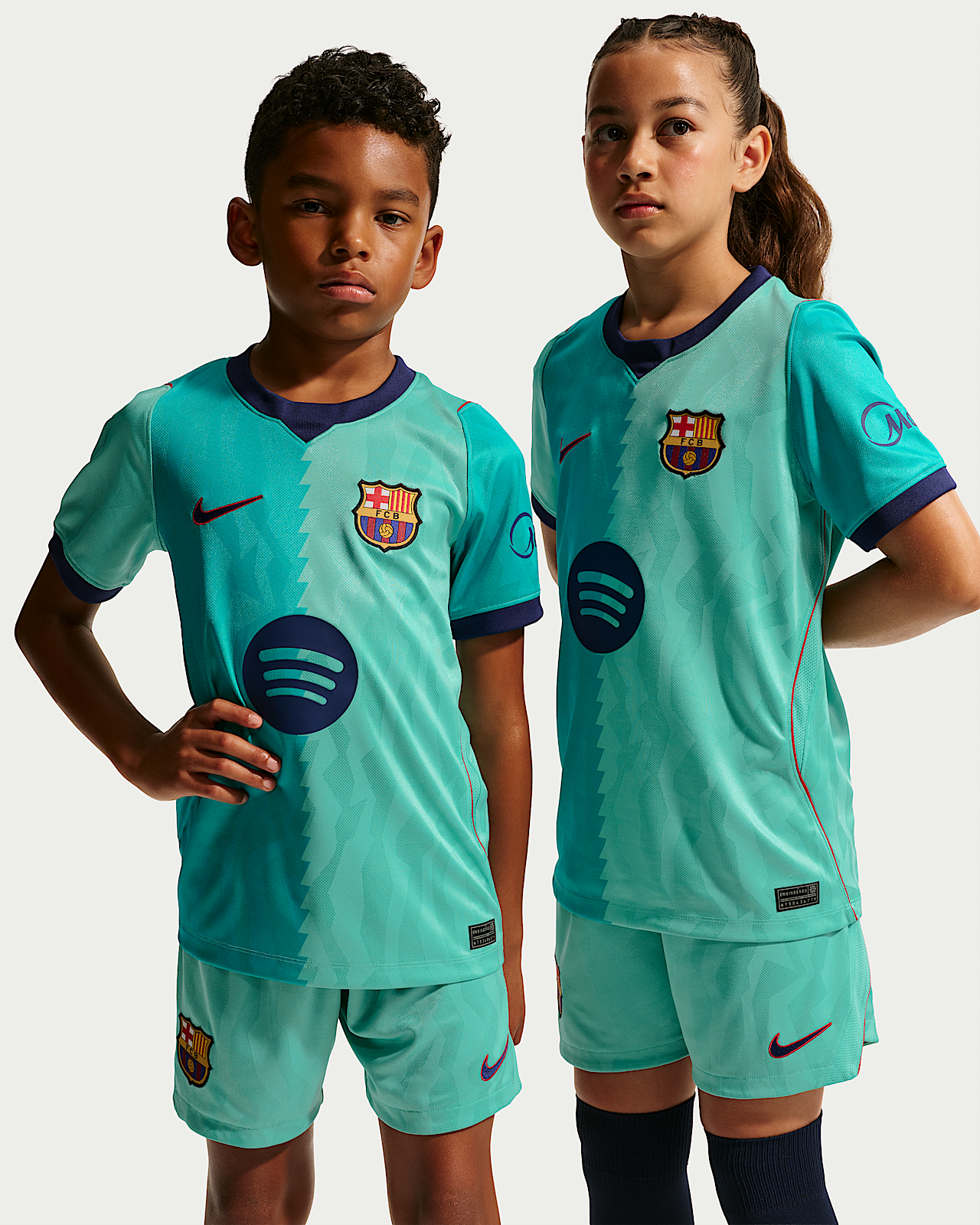 Детские джерси FC Barcelona 2026/27 Stadium Third Big Kids' Nike Dri-FIT Soccer Replica Jersey