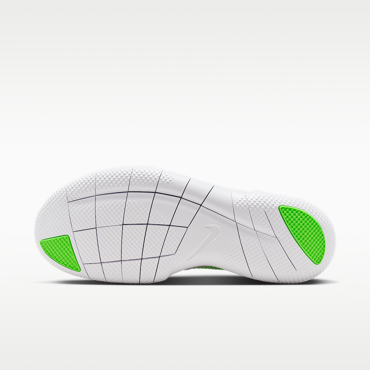 Nike Free sneaker Wit/Barely Volt/Green Strike