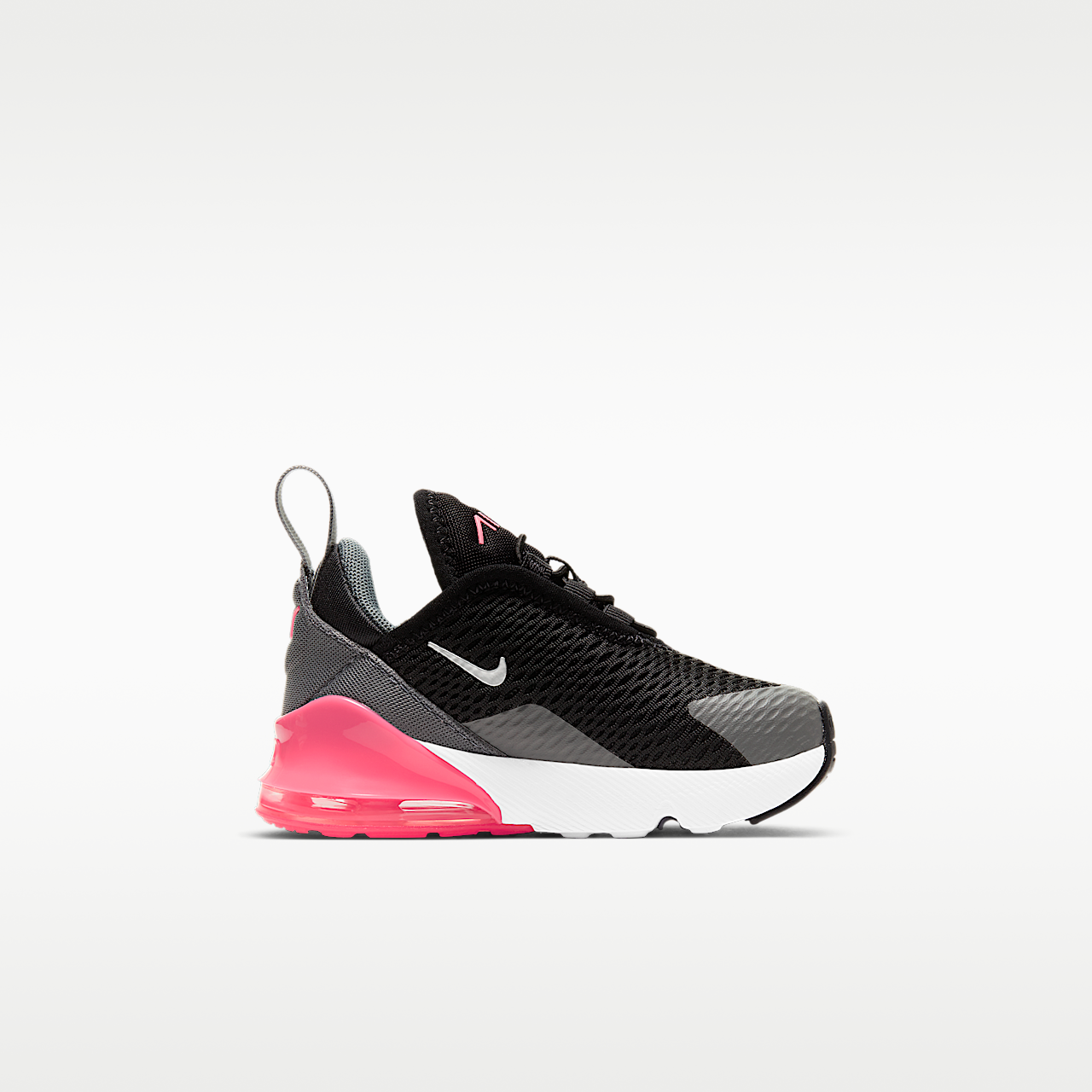 Nike Air max 270 sneaker Zwart/Smoke Grey/Sunset Pulse/Metallic Silver