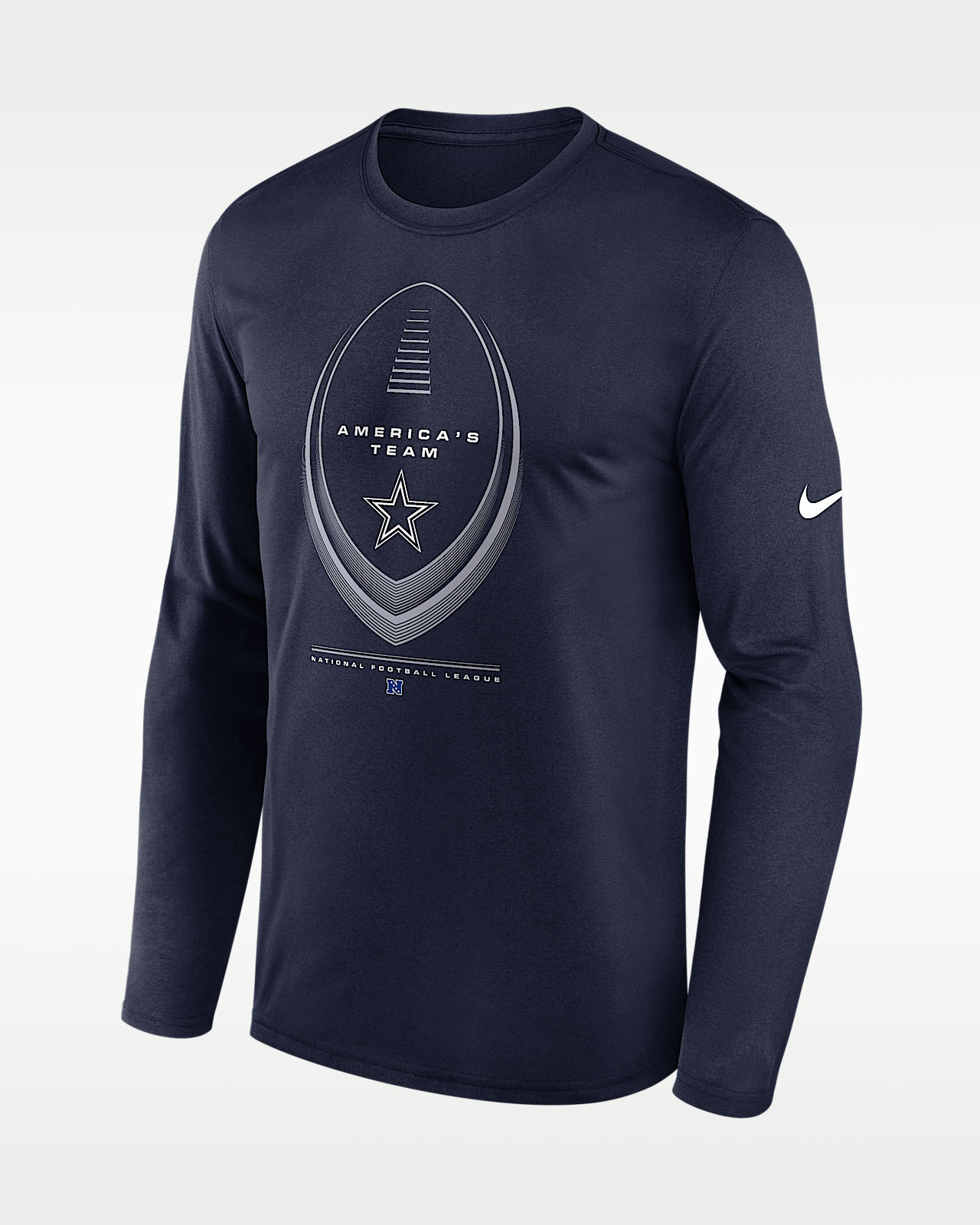 Мужская футболка Dallas Cowboys Legend Icon Nike Dri-FIT NFL Long-Sleeve