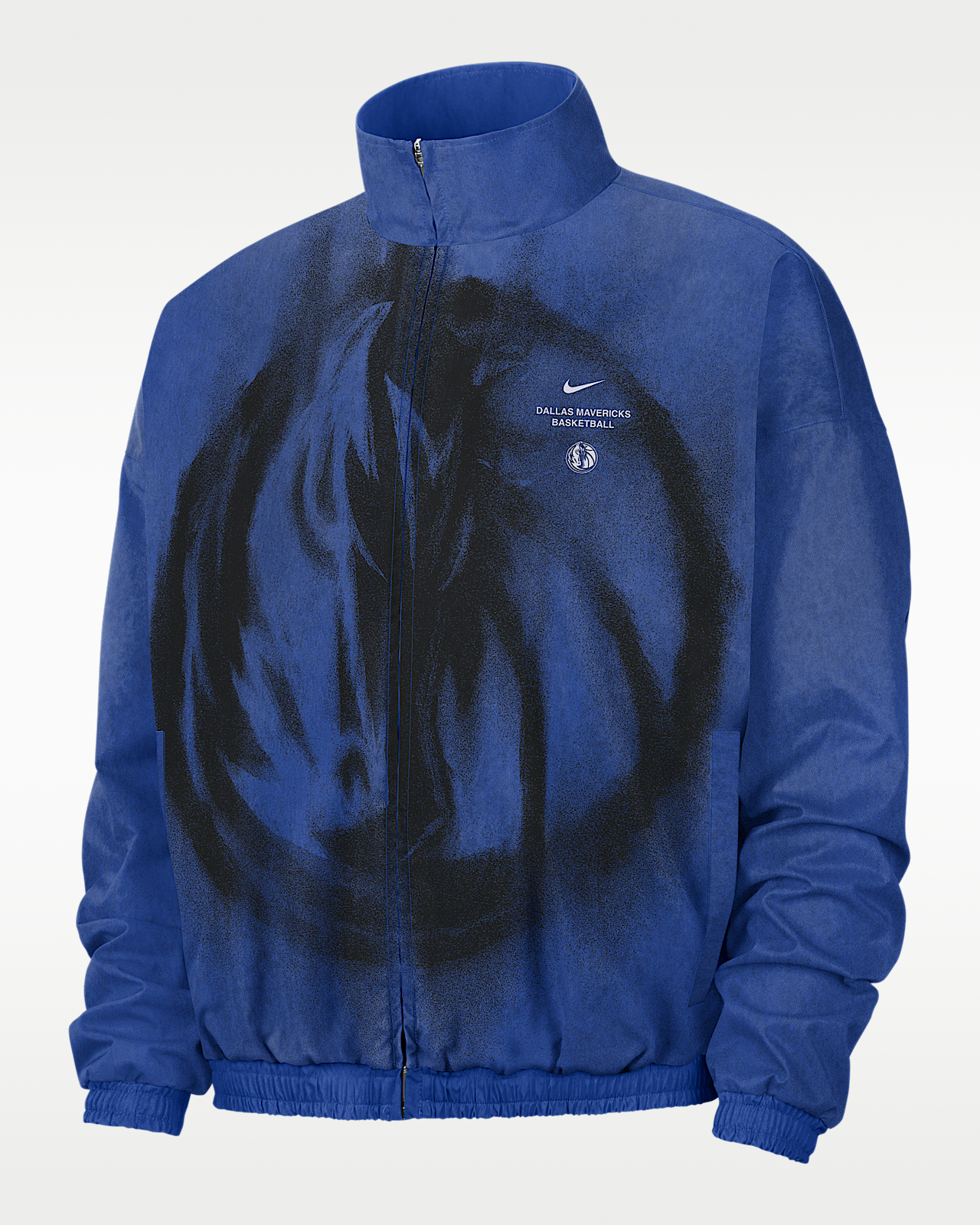 Мужская куртка Dallas Mavericks Nike Standard Issue Woven Basketball для баскетбола