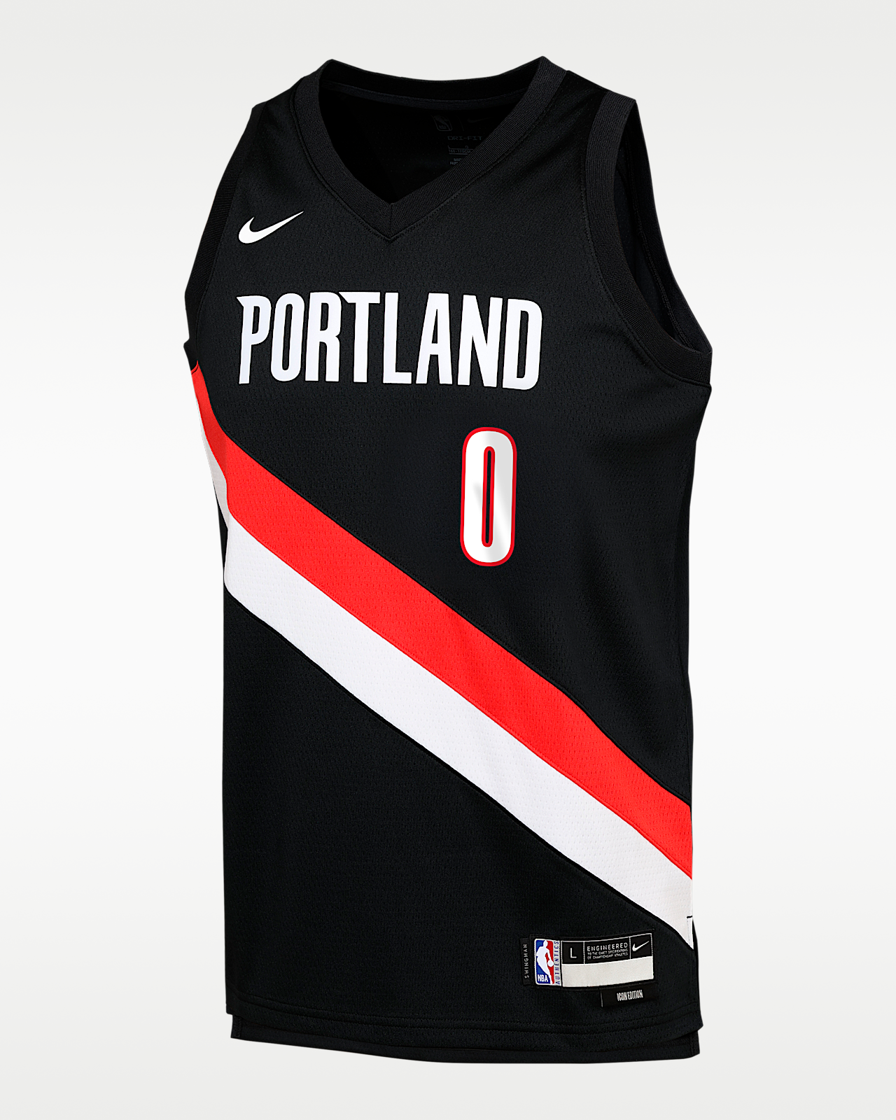 Детские джерси Damian Lillard Portland Trail Blazers Icon Edition Big Kids' Nike NBA Swingman Jersey