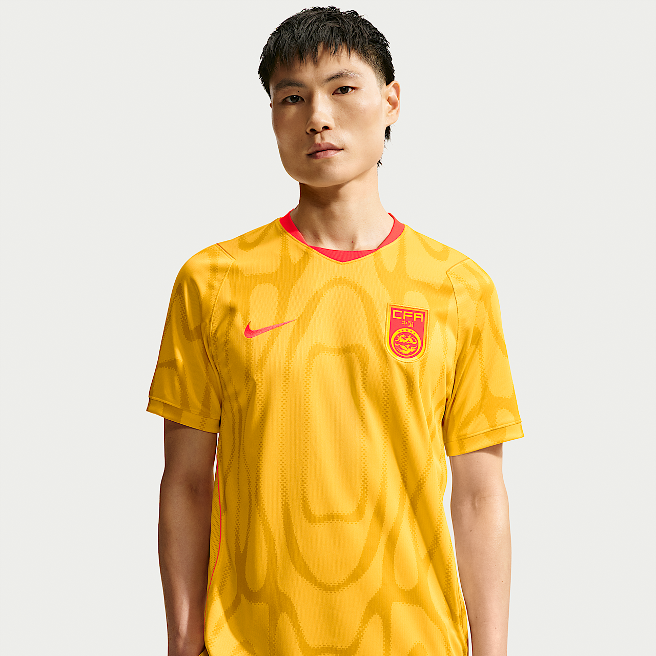 China 2026 Stadium Away (Varsity Maize/Bright Crimson/Bright Crimson)