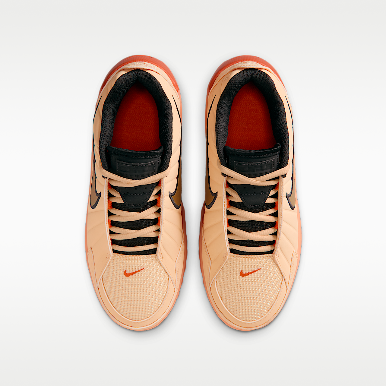 Nike LeBron sneaker Ice Peach/Orange Pulse/Off Noir/Metallic Gold