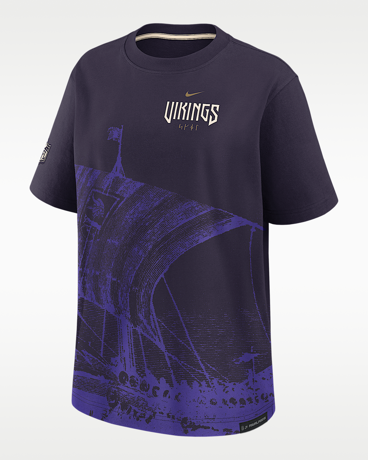 Женская футболка Minnesota Vikings Rivalries Collection Essential Boyfriend Nike NFL