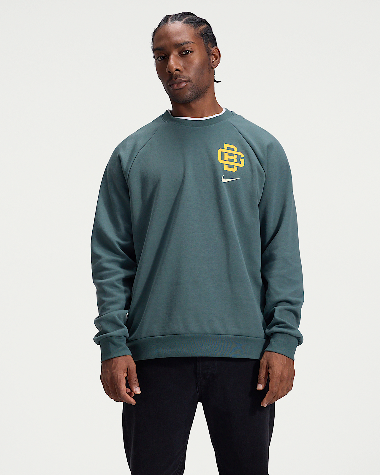 Мужские  Green Bay Packers Rivalries Collection Primary Nike Dri-FIT NFL Pullover Crew