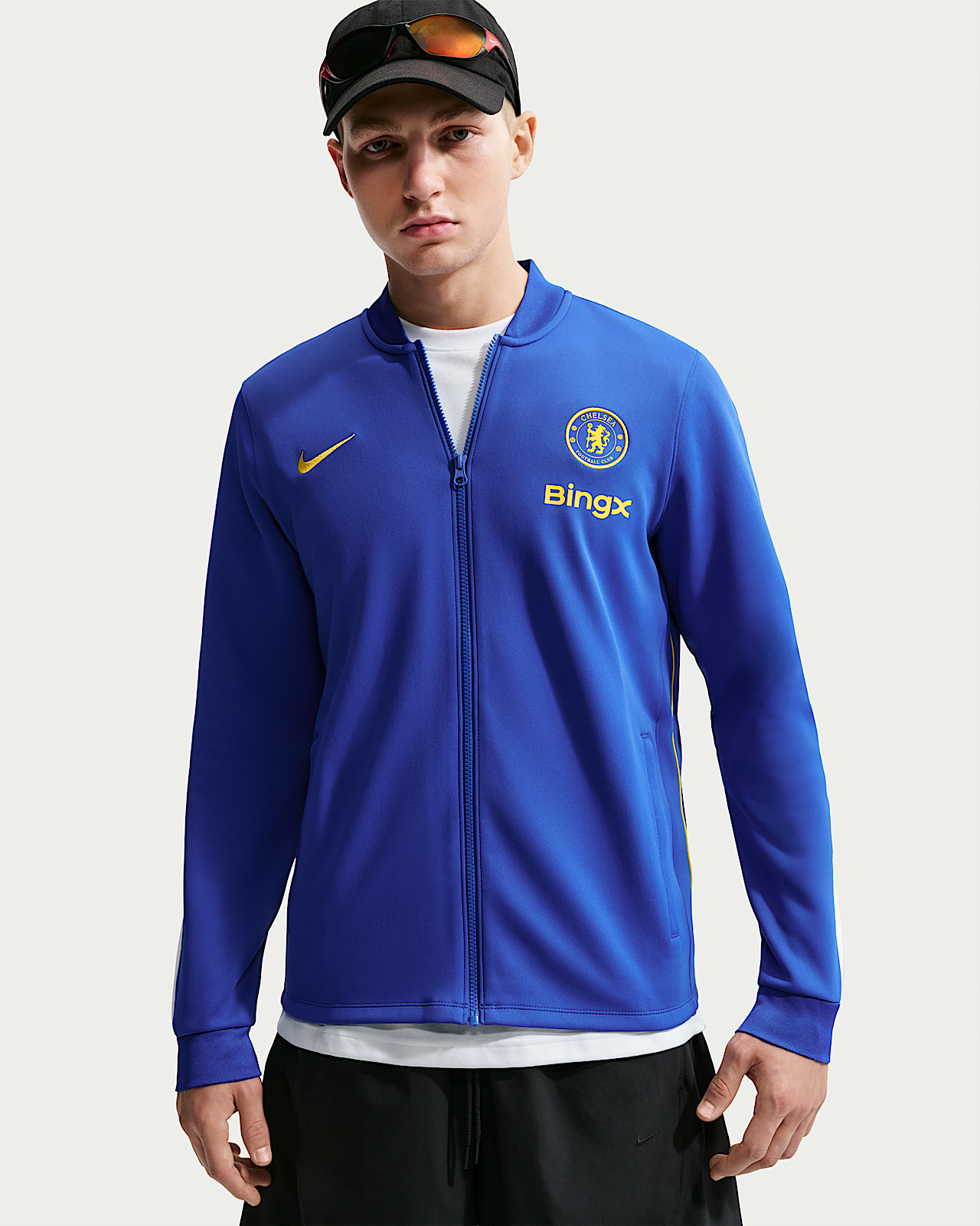 Мужская куртка Chelsea FC Strike Nike Dri-FIT Soccer Knit Track