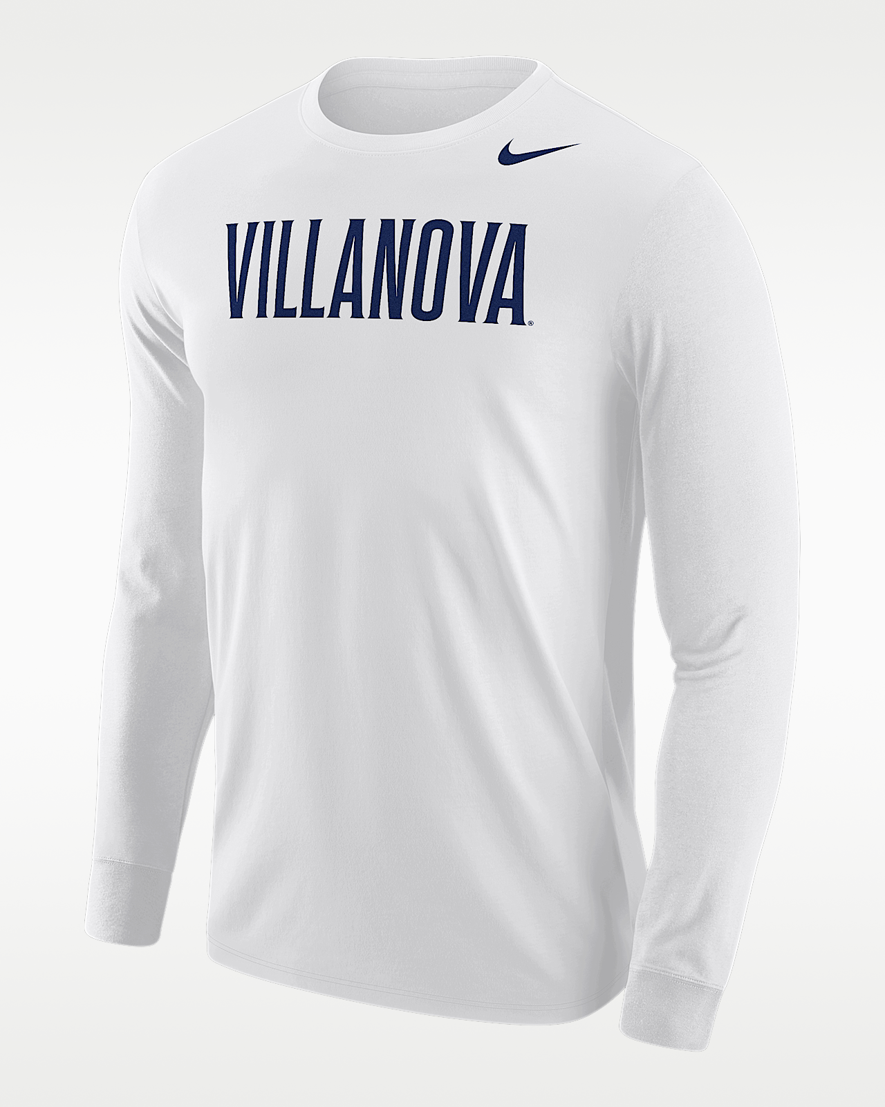 Мужская футболка Villanova Wildcats Nike Football Long-Sleeve для футбола
