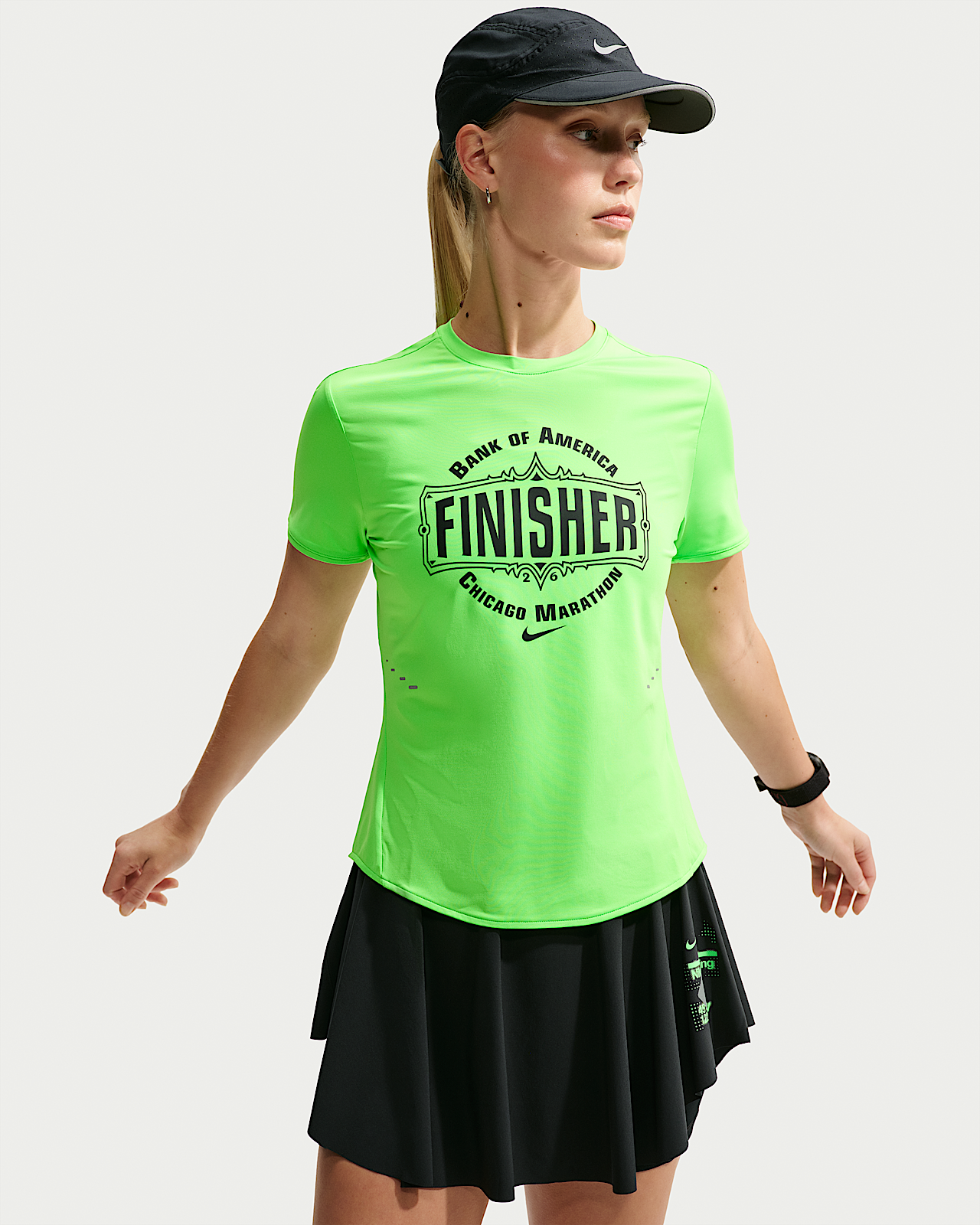 Женские шорты Nike Swift Short-Sleeve Top для бега