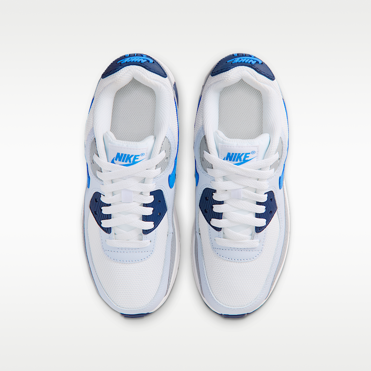 Nike Air Max sneaker Wit/Midnight Navy/Football Grey/Blue Crystal