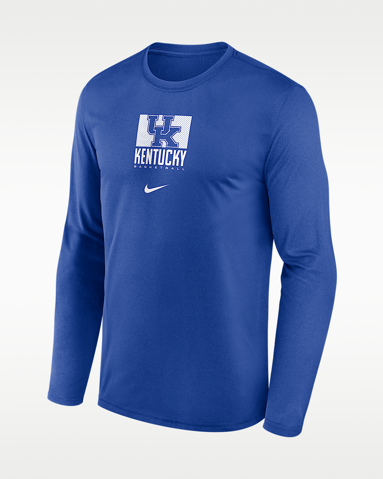 Мужская футболка Kentucky Courtside Nike Dri-FIT College Long-Sleeve
