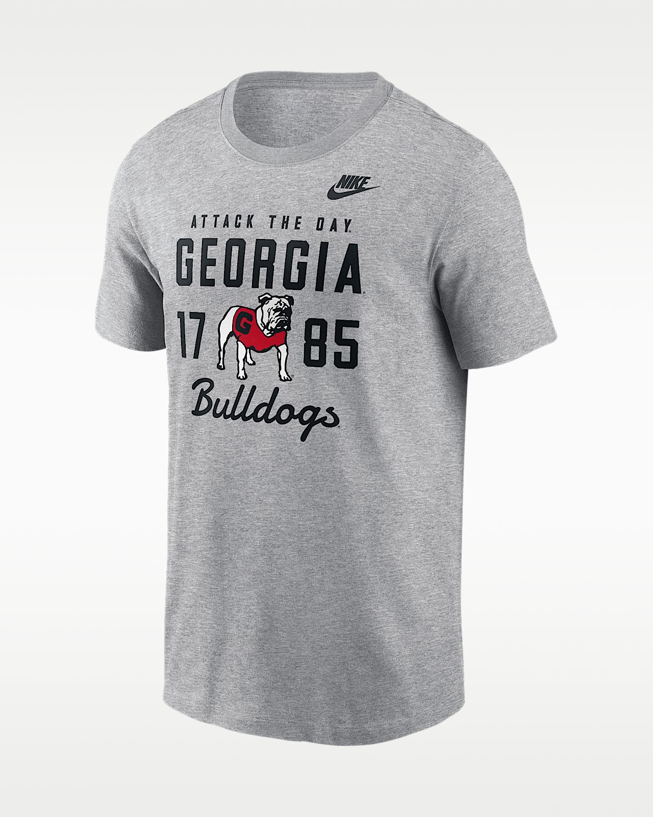 Мужская футболка Georgia Legacy Stacked Est Nike College