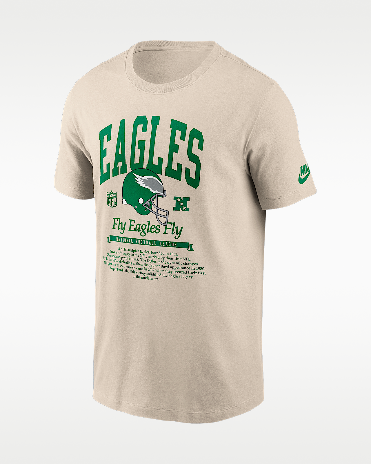 Мужская футболка Philadelphia Eagles Rewind Nike NFL