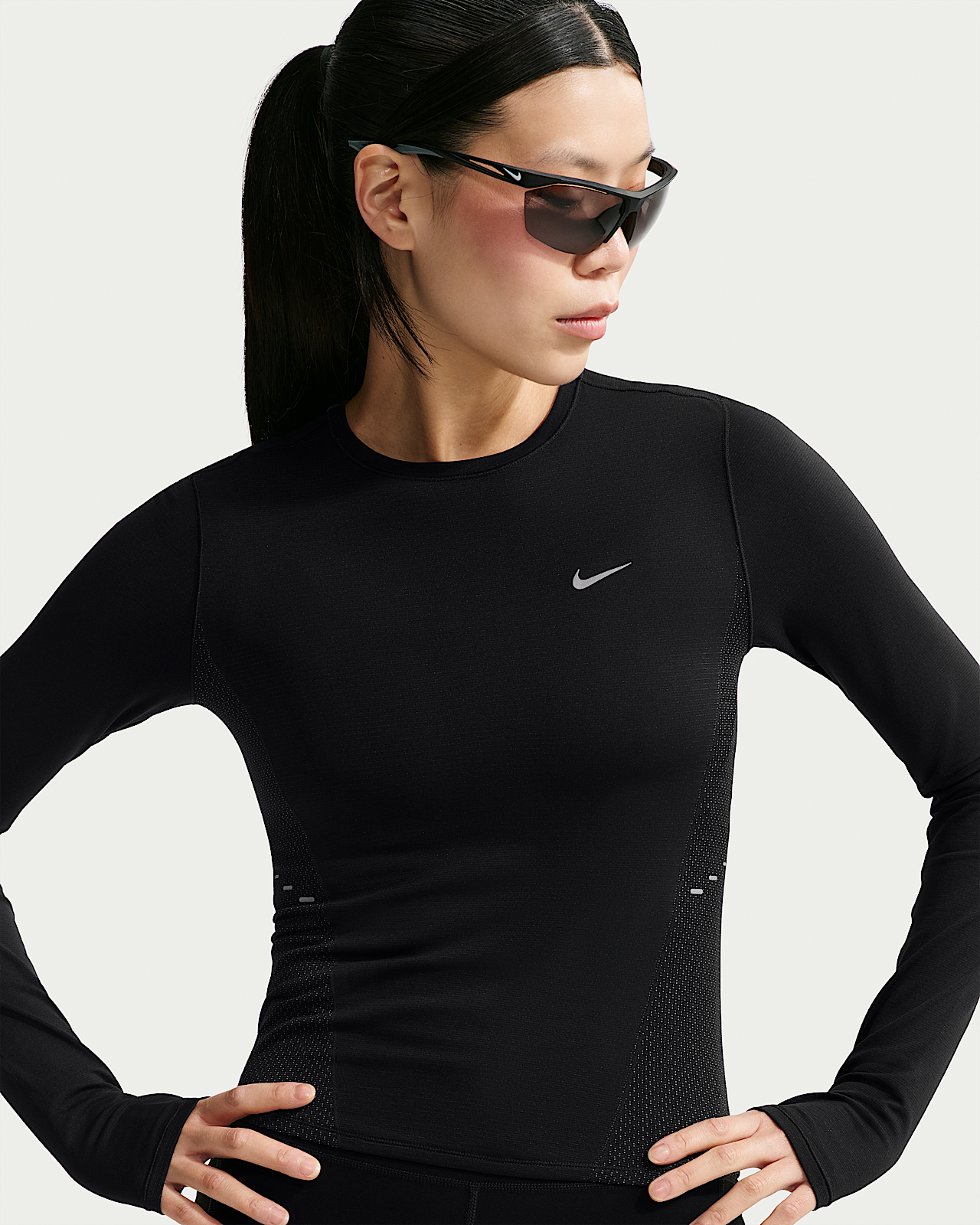 Женские  Nike Swift Dri-FIT Seamless Long-Sleeve Top для бега