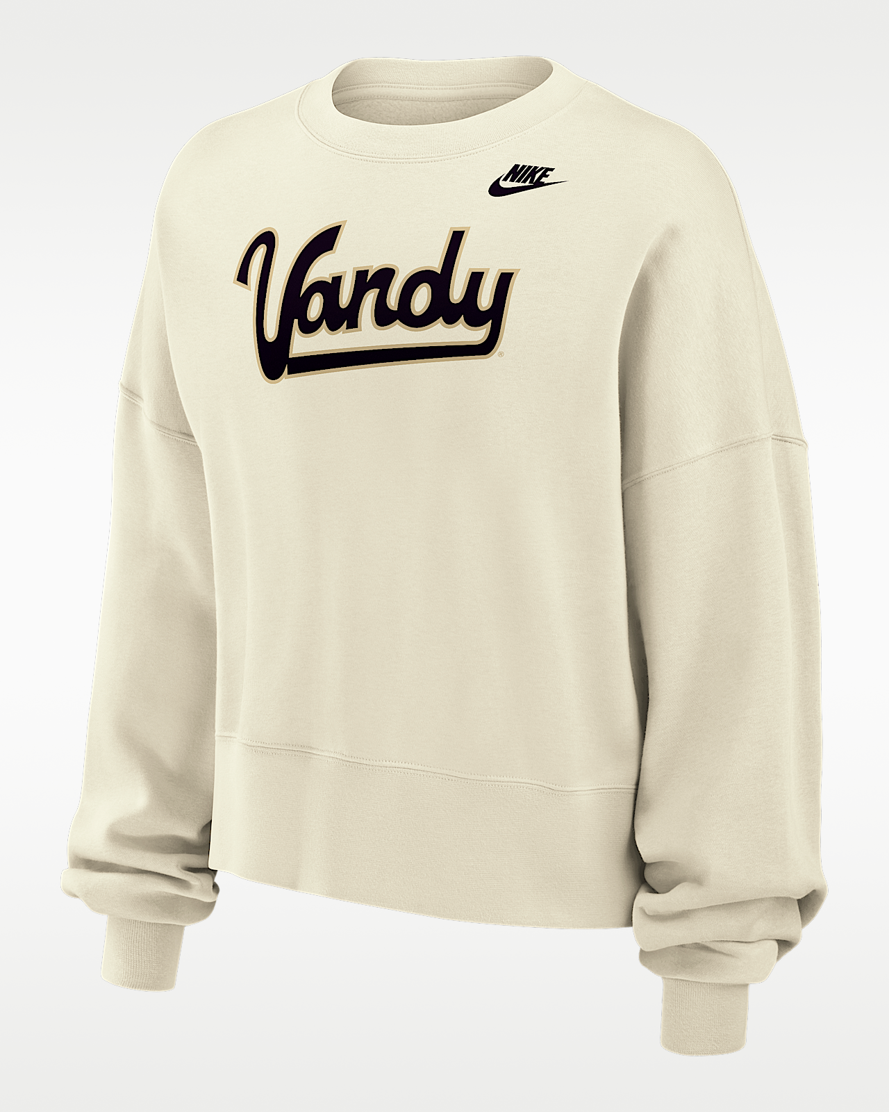 Женский свитшот Vanderbilt Commodores Phoenix Fleece Nike Football Crew-Neck для футбола