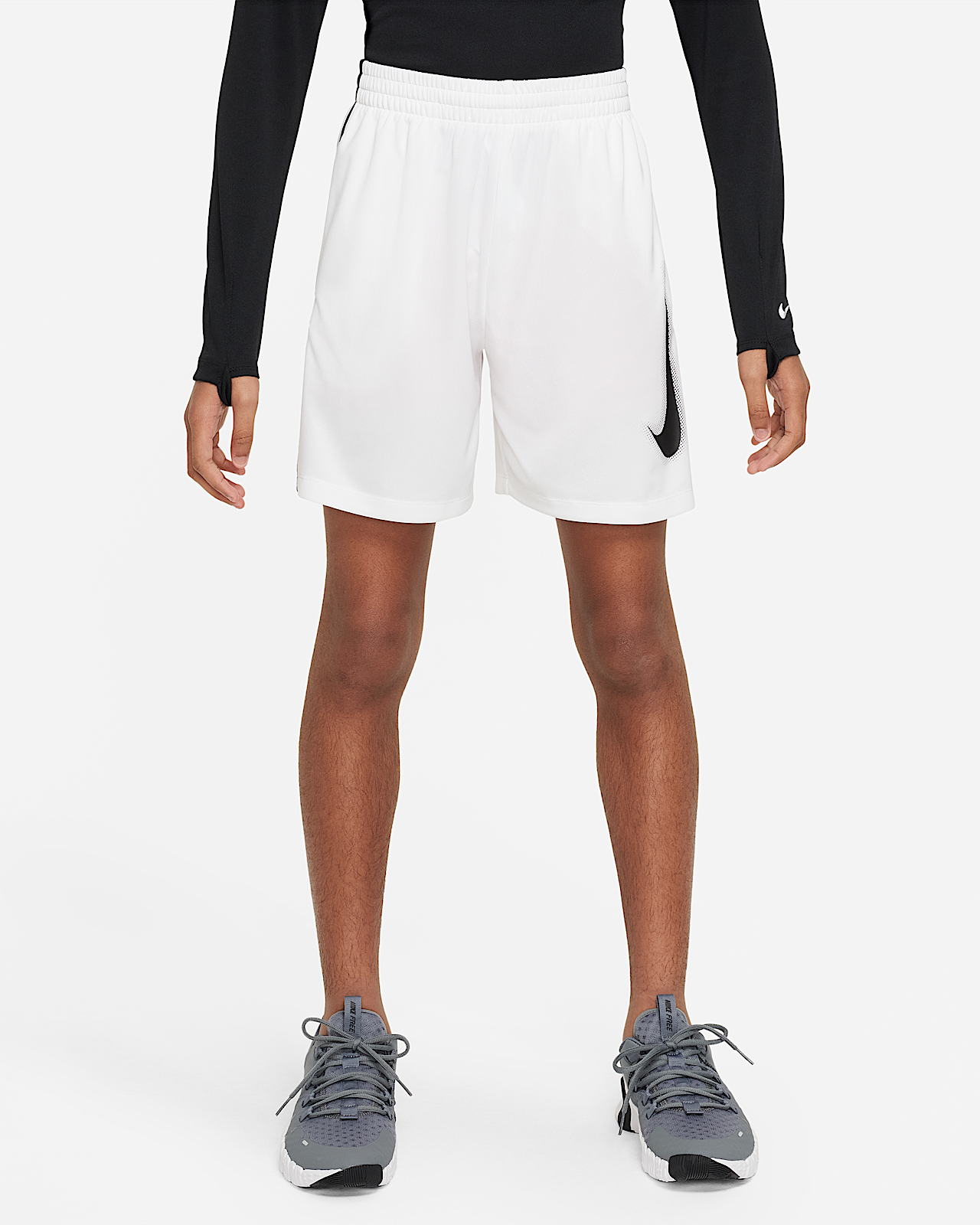 Детские шорты Nike Multi Big Kids' (Boys') Dri-FIT Graphic Training Shorts для тренировок