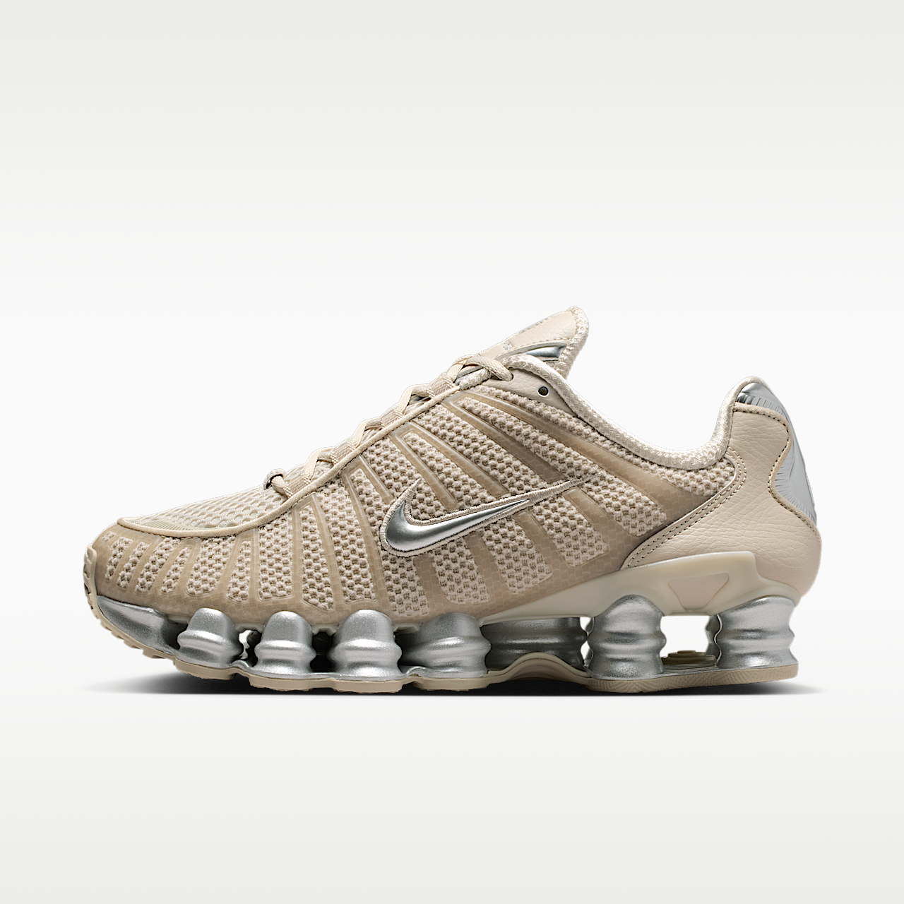 Nike Nike Shox sneaker Cream II/Zwart/Metallic Silver