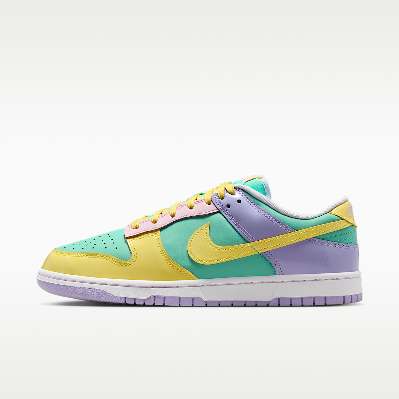 Nike Dunk Low Retro (Emerald Rise/Hydrangeas/White/Yellow Pulse)