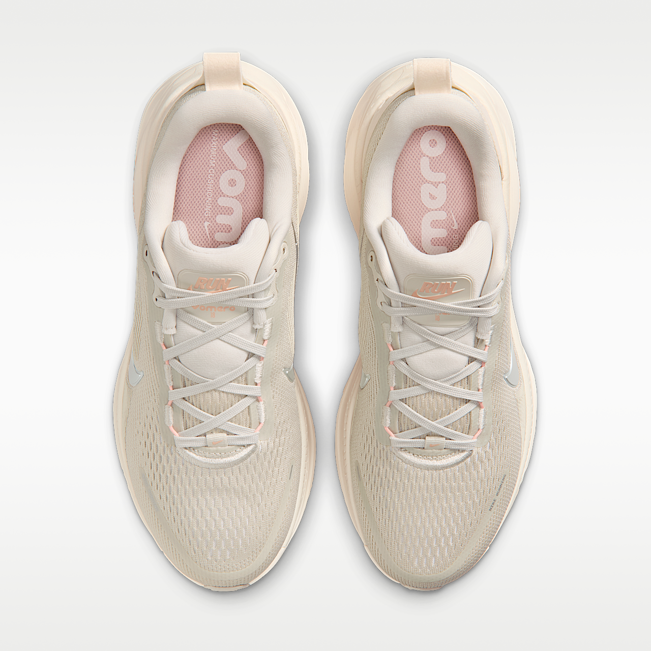 Nike Vomero sneaker Light Bone/Arctic Orange/Ice Peach/Metallic Silver