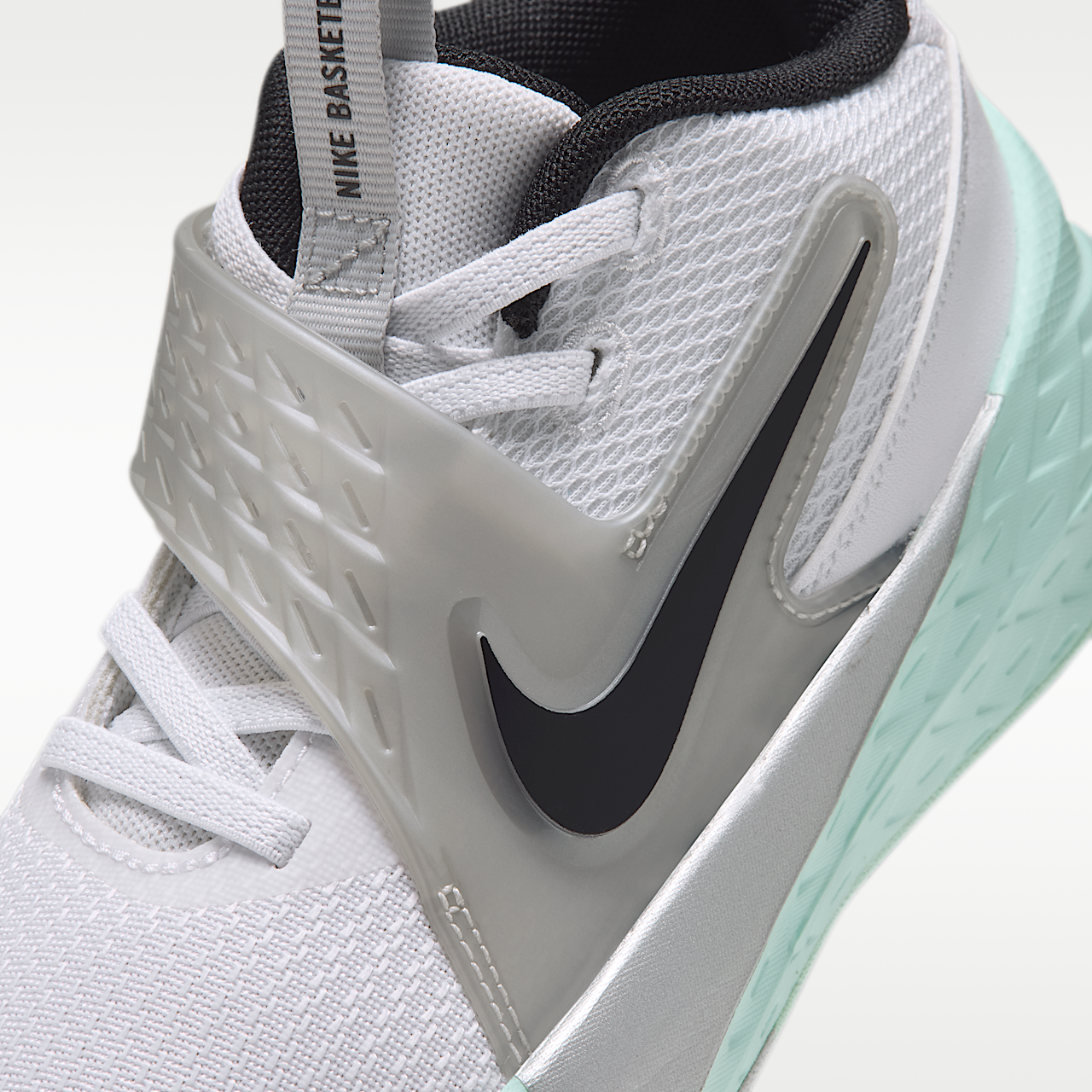 Nike  sneaker Wit/Mint Foam/Metallic Silver/Zwart