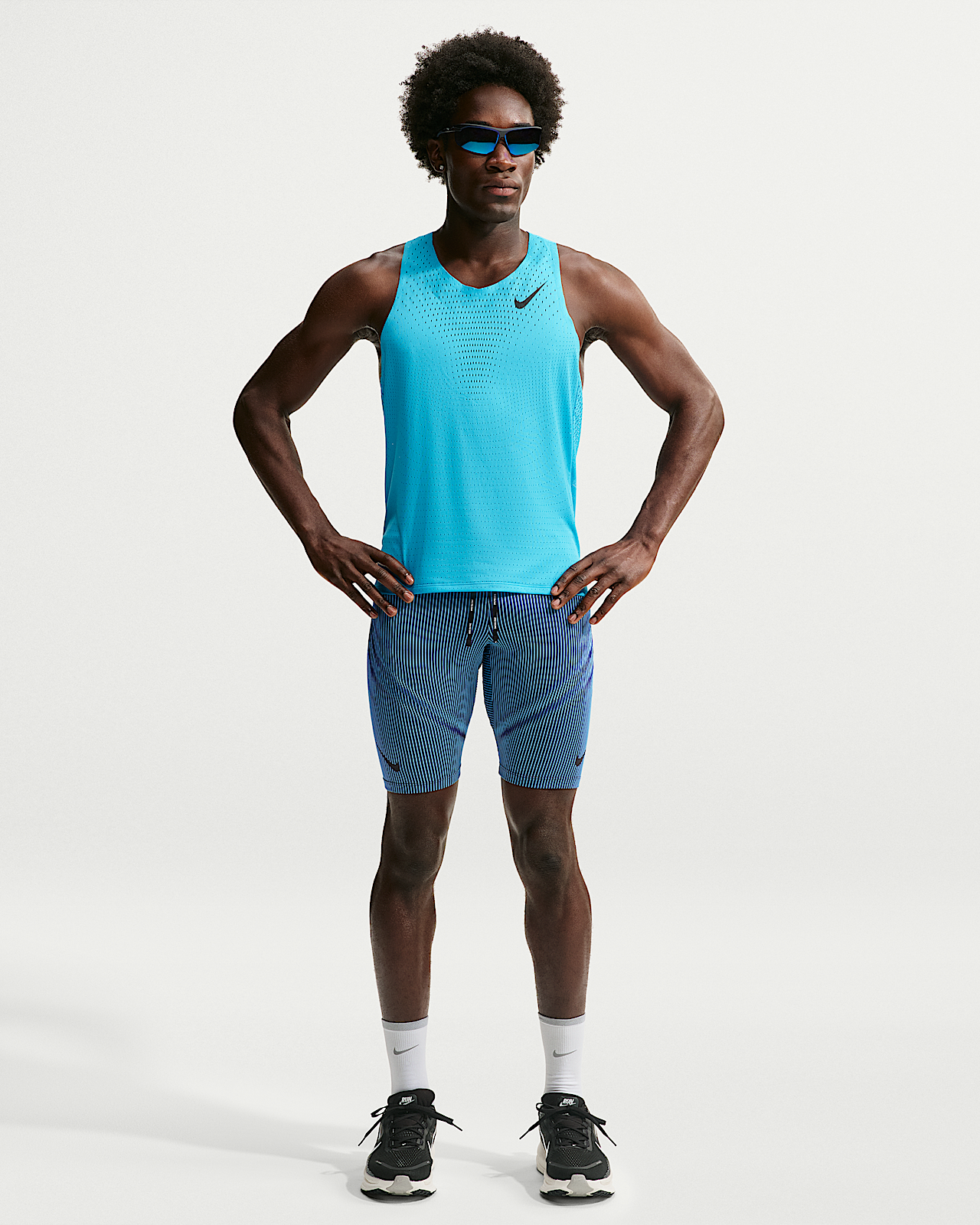 Мужские тайтсы Nike AeroSwift Dri-FIT ADV 1/2-Length Tights для бега