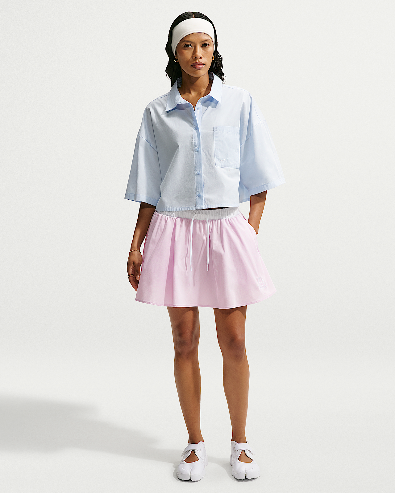Женская юбка Nike Sportswear Mid-Rise Poplin Mini Skirt