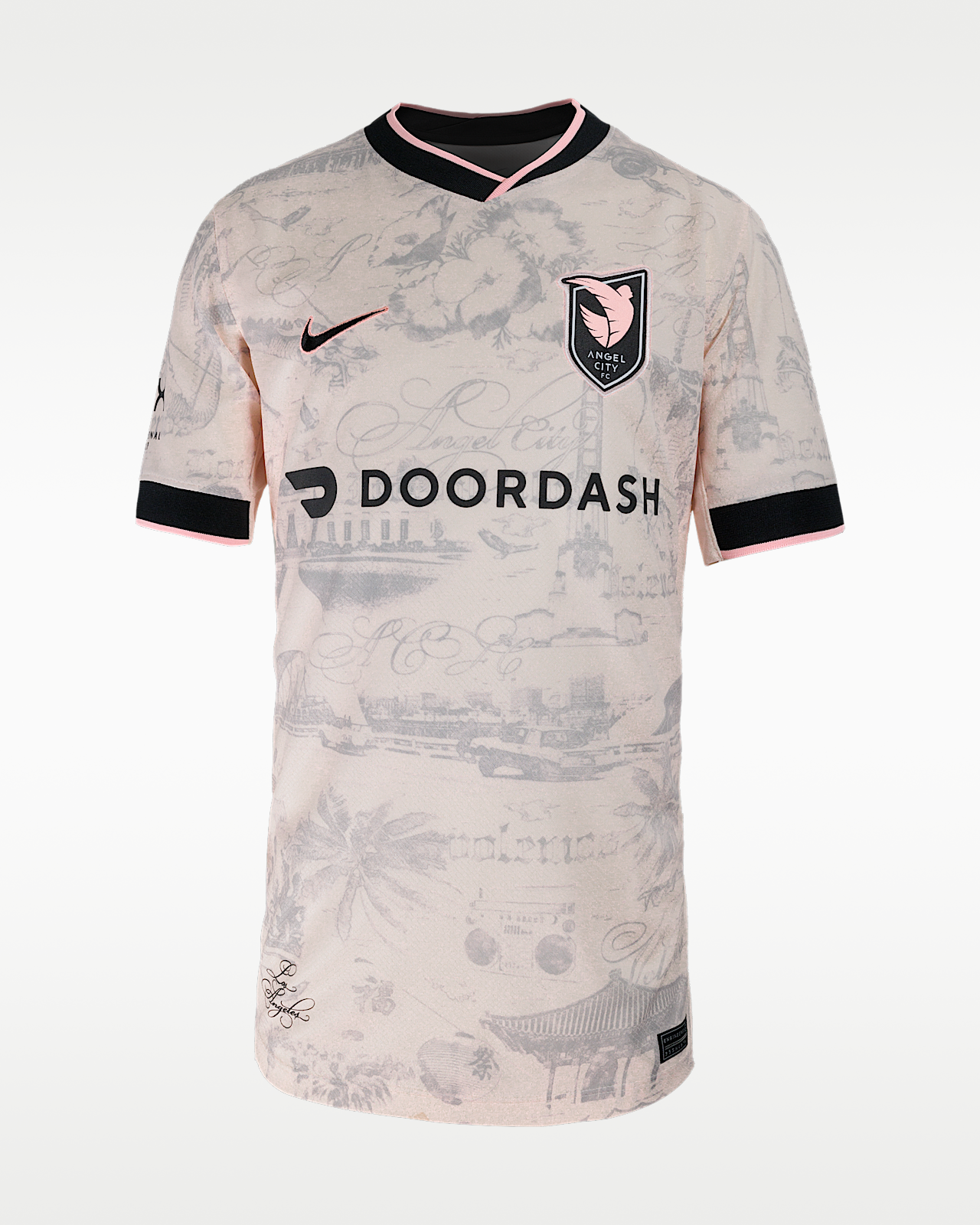 Детские джерси Angel City FC Stadium Edition Big Kids' Nike Dri-FIT Replica Jersey