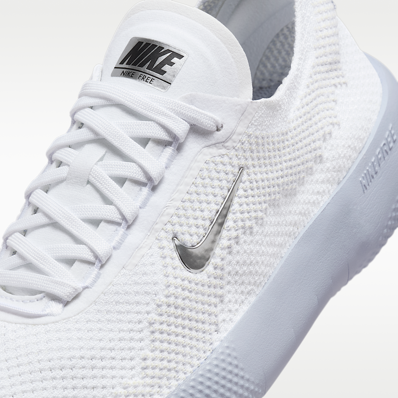 Nike Free sneaker Wit/Ghost/Metallic Silver