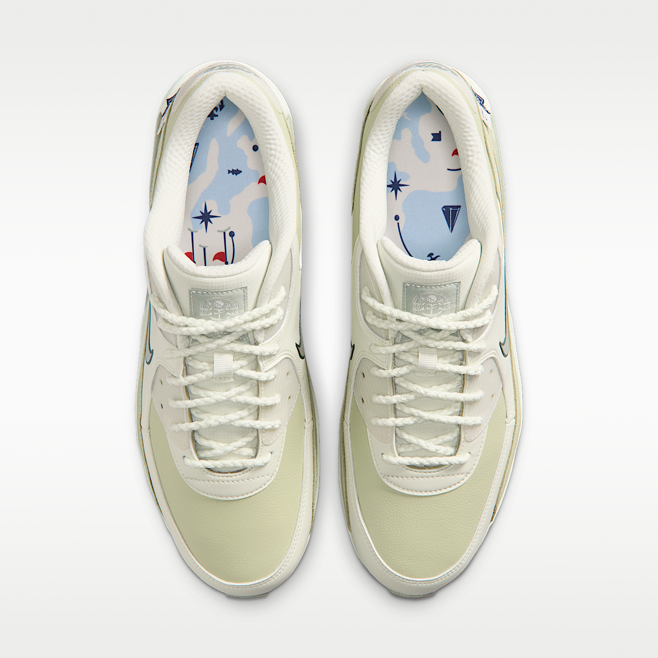 Nike Air max 90 sneaker Sea Glass/Spruce Fog/Olive Aura/Fir
