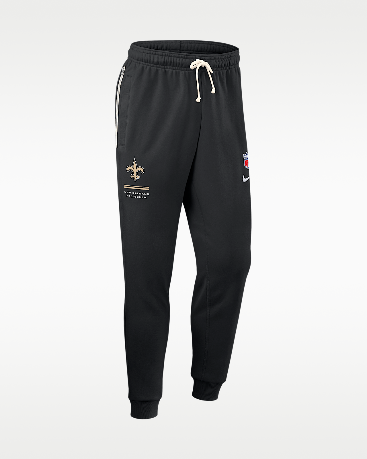 Мужские  New Orleans Saints Sideline Standard Issue Nike Dri-FIT NFL Taper Pants