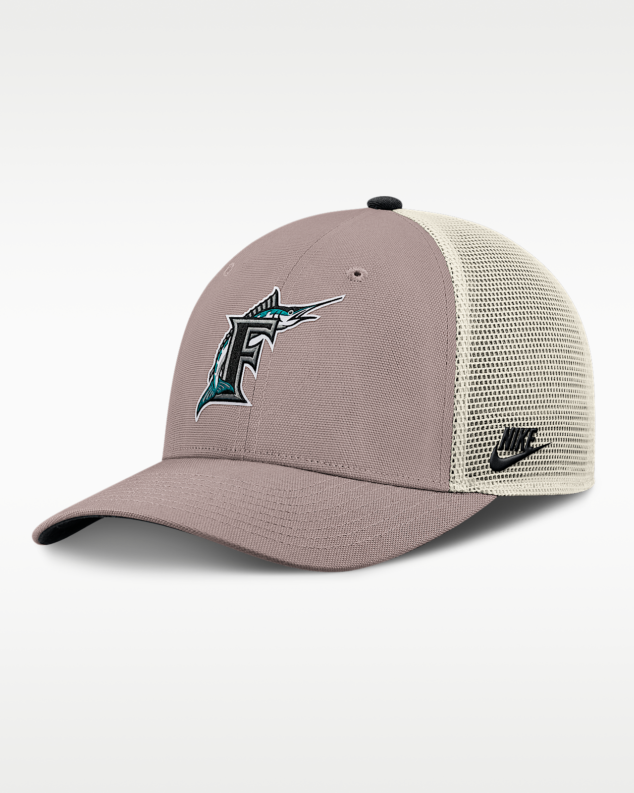 Мужские  Florida Marlins Cooperstown Rise Nike MLB Adjustable Trucker Hat