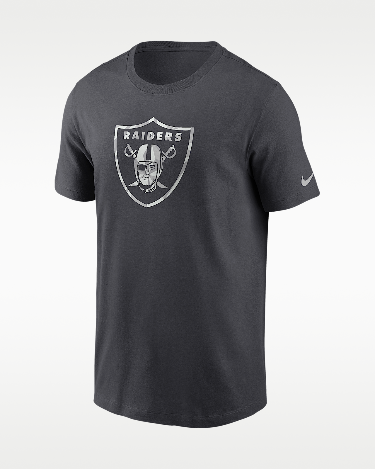 Мужская футболка Las Vegas Raiders Fractal Logo Nike NFL